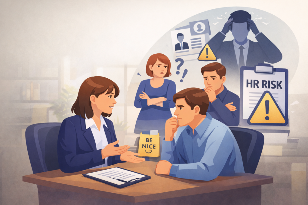 The hidden impact of being nice in HR
