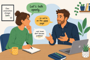 HR communication problems conversation between manager and employee