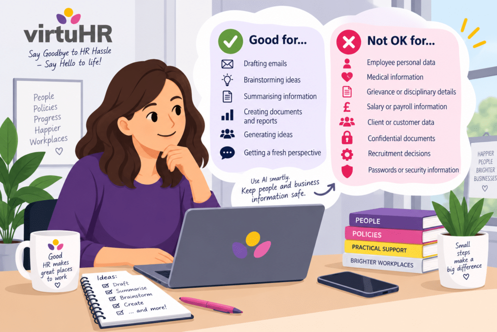 AI in the workplace with employee using ChatGPT